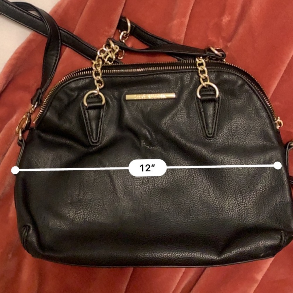 🖤⚡️Black & Gold Steve Madden Crossbody Purse - Picture 6 of 7
